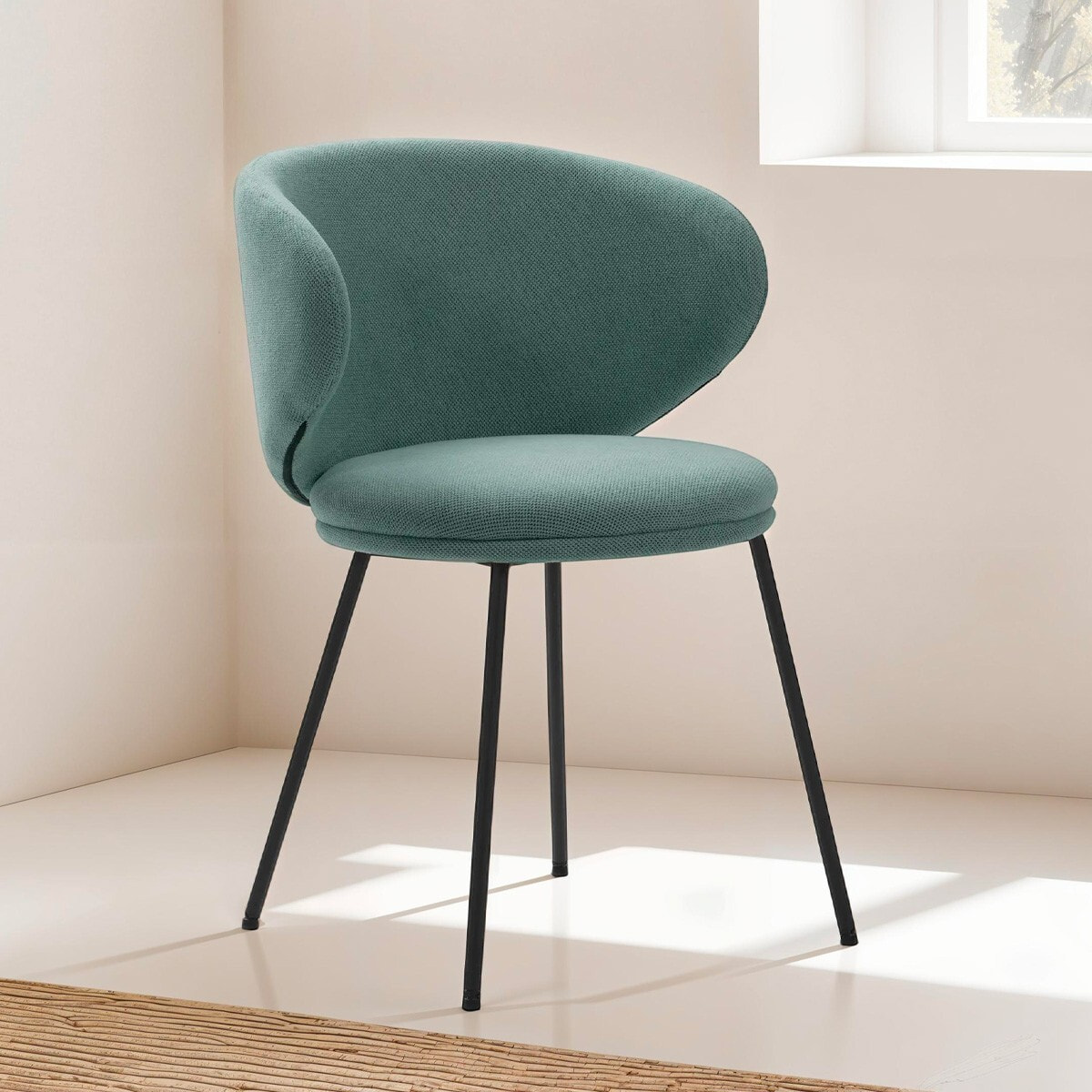 Lot de 2 chaises en tissu - COCOON