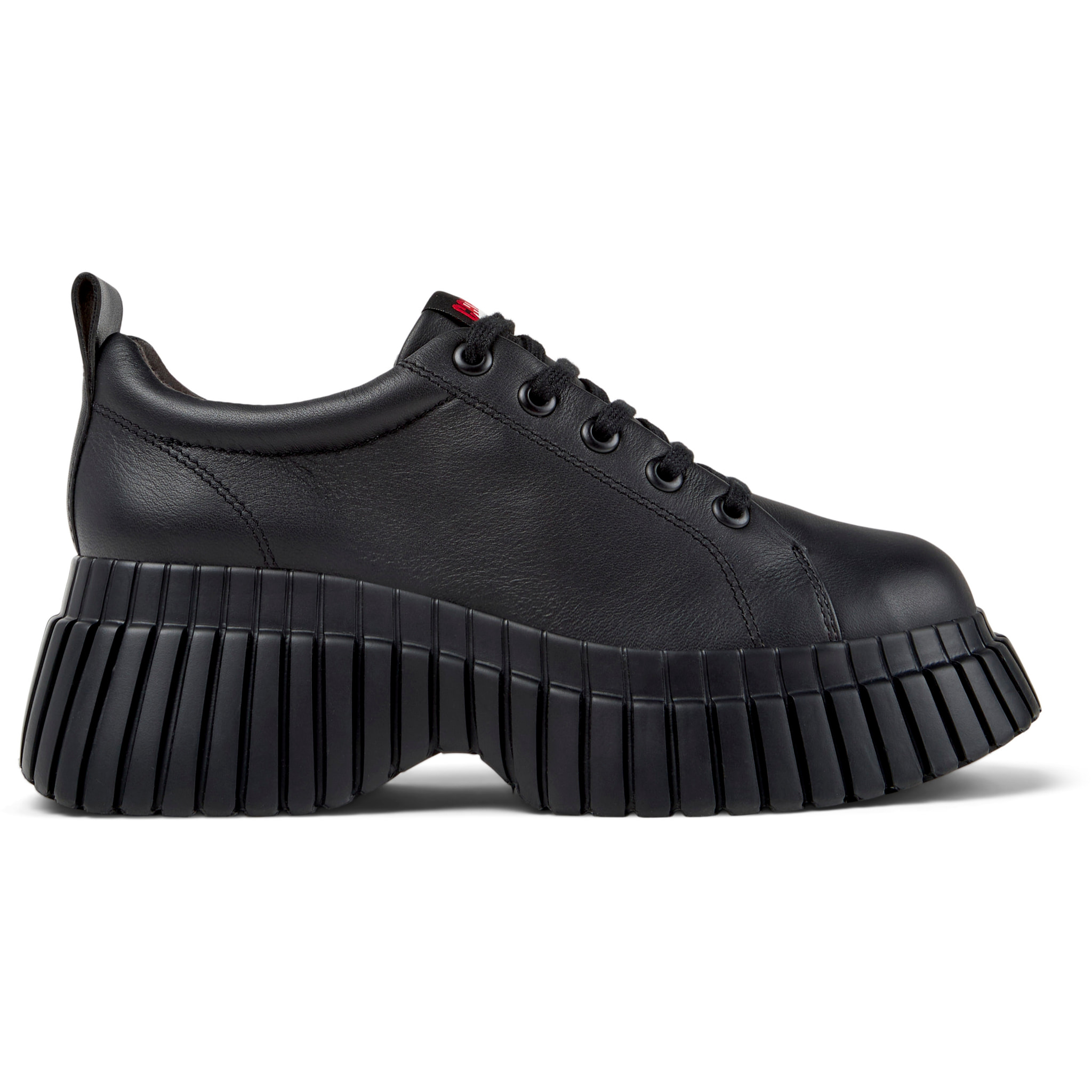 Zapatos de cordones - CAMPER Pix BCN - Negro - Cuero liso