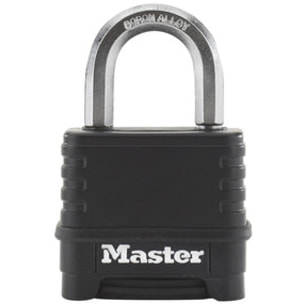 Cadenas Excell® MASTER LOCK en zinc d'une largeur de 57 mm, combinaison programmable - M178EURD