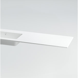 MOBILE DA BAGNO RIFLESSO 120 ROVERE NATURALE - 6 PEZZI