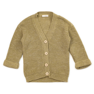Cardigan in Tricot Misto Lino