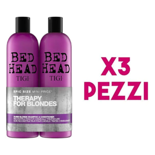 TIGI Kit Bed Head Dumb Blonde Tween Duo 3 PEZZI