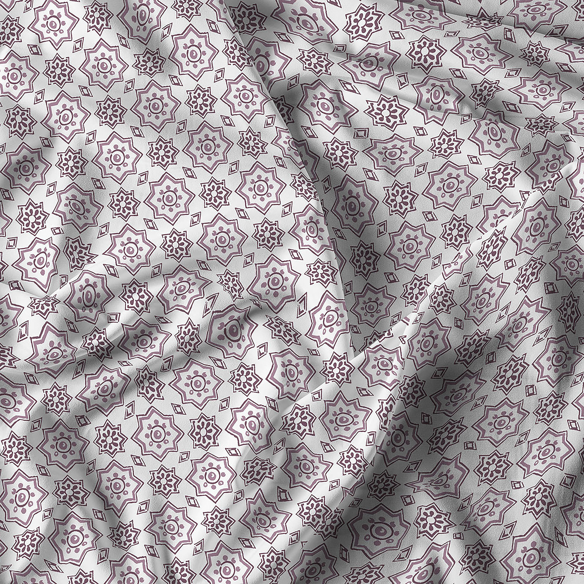 PARURE COPRIPIUMINO ATHENA, 100% Cotone, Made in Italy - DORA ROSA
