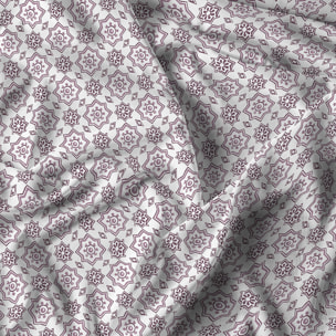 PARURE COPRIPIUMINO ATHENA, 100% Cotone, Made in Italy - DORA ROSA