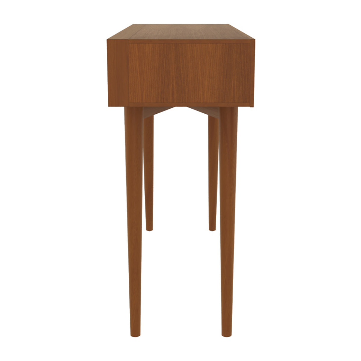 Console 2 tiroirs en teck - Waya
