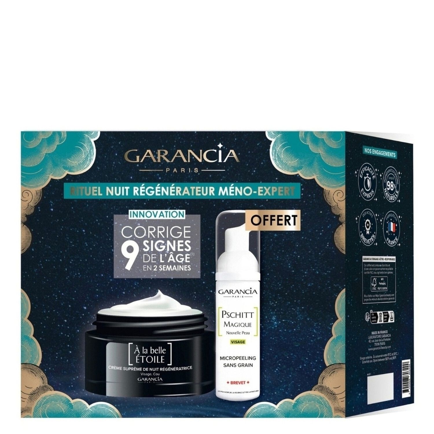 Rituel Nuit Régénérateur Méno-Expert - Coffret Crème Suprême de Nuit 40ml + Micropeeling Visage 30ml