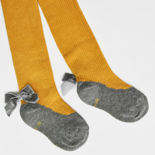 Leotardo canalé de bebé niña -BCI