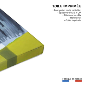 Tableau abstrait nu cubique Toile imprimée
