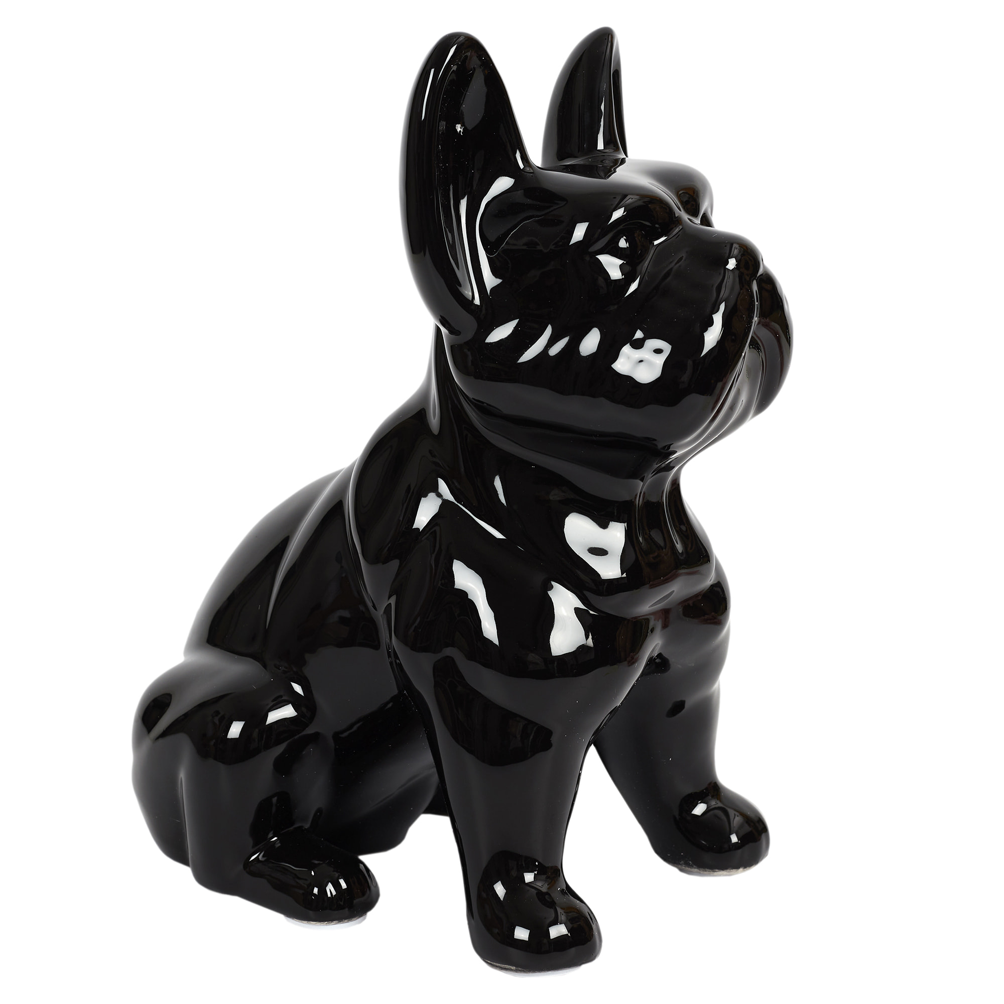 Bulldog Ceramique Noir 30cm