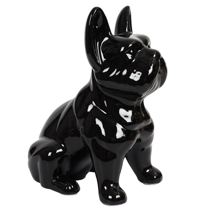 Bulldog Ceramique Noir 30cm
