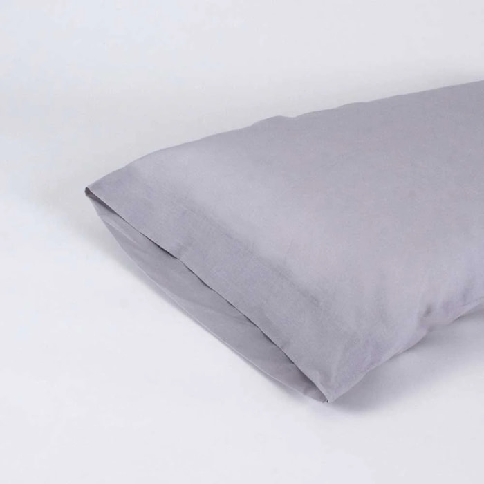 Funda de almohada algodón lisa