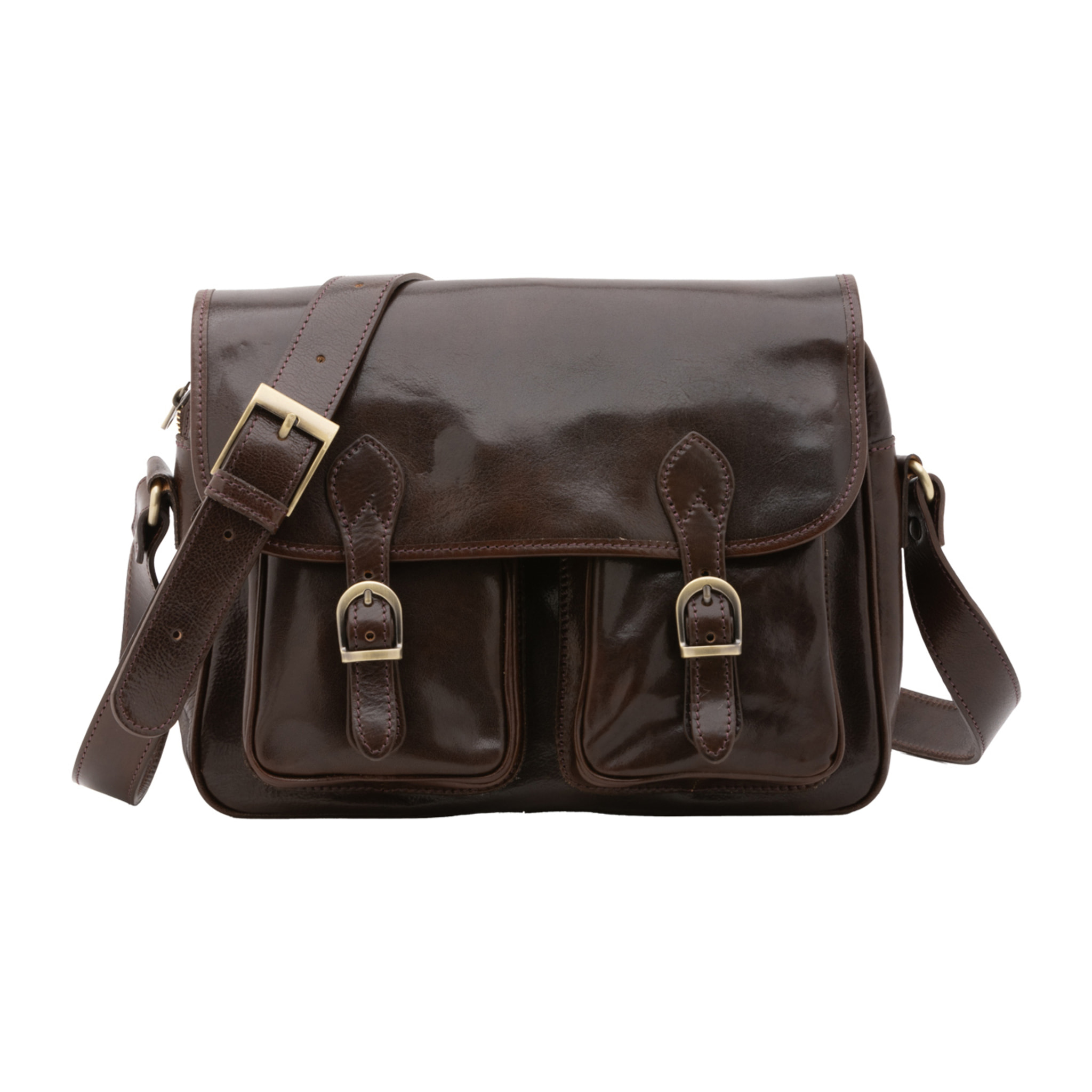 Borsa a tracolla  da donna In Vera pelle Made in Italy 32x23x15 cm