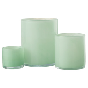 J-Line photophore Jade - verre - vert clair - large
