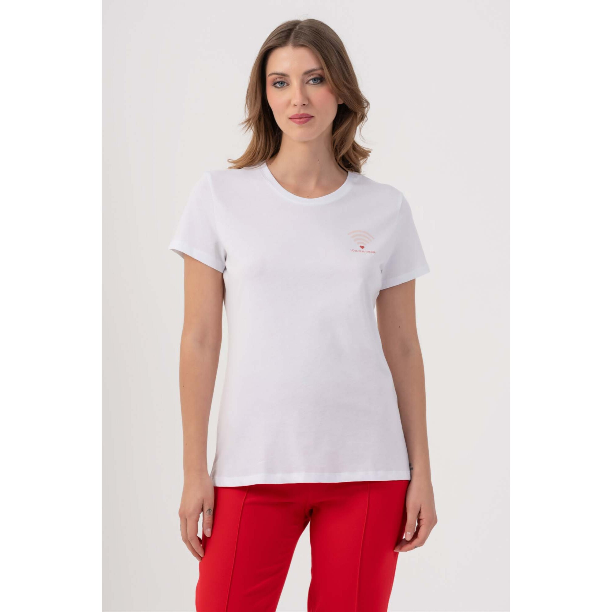 Kocca - T-shirt con stampa Donna, Tinta unita, Girocollo