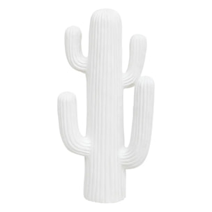 Cactus déco extérieur Rodrigo H.57cm magnésie blanc