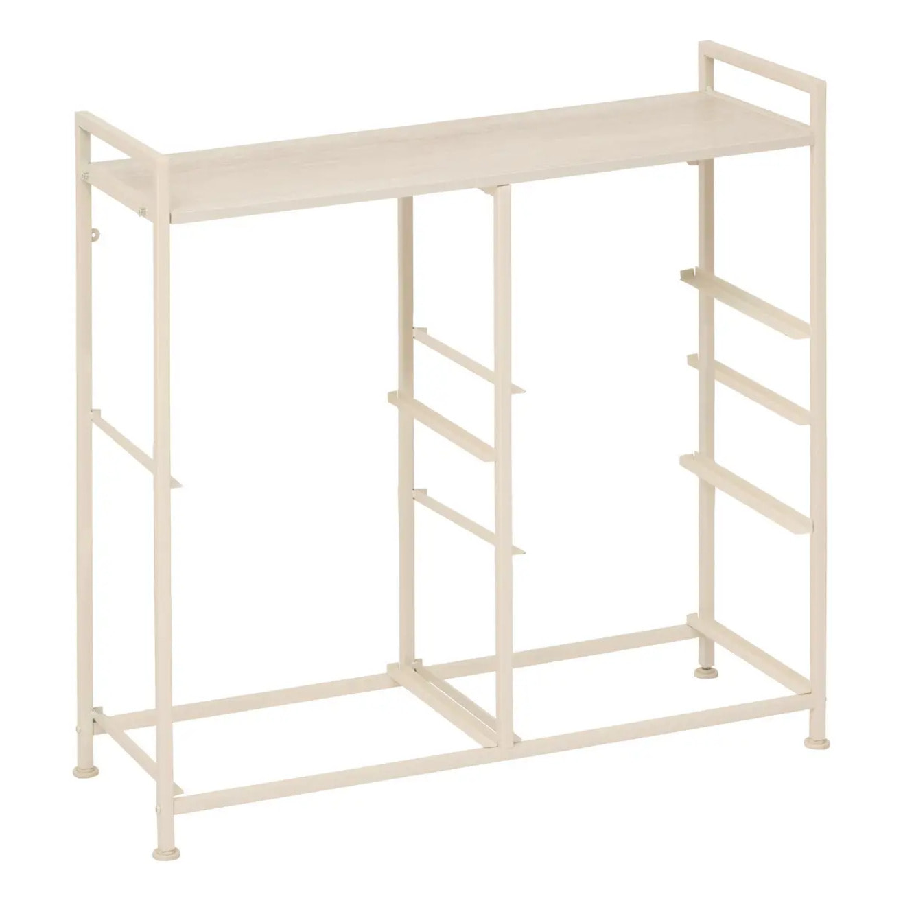 Meuble de rangement Tissa 5 tiroirs beige