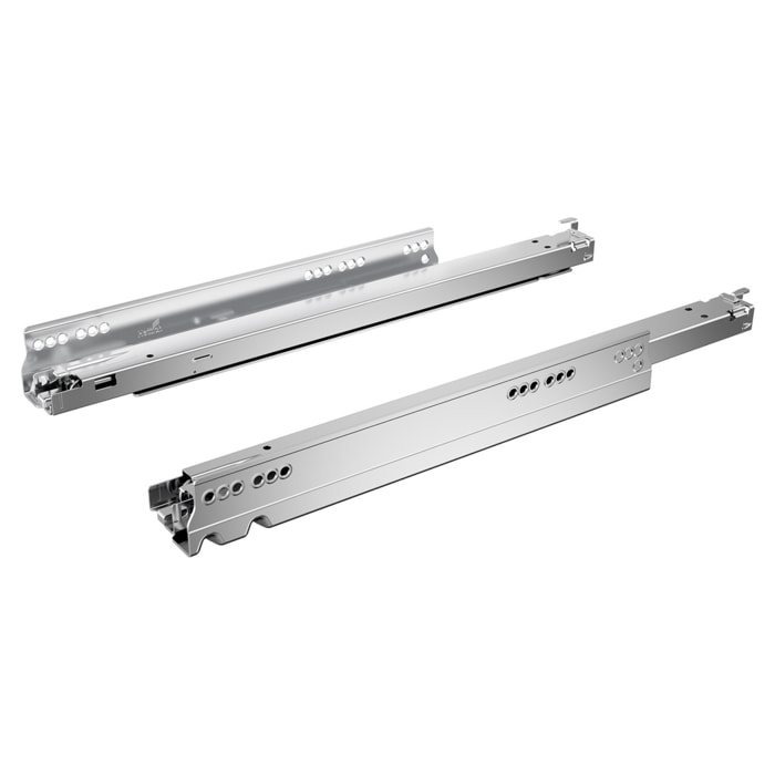 Coulisse à sortie totale Actro YOU L (40 kg) avec Silent System, compatible avec Push to open Silent, 350 mm, à gauche et à droite - HETTICH - 9318188