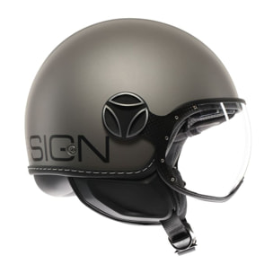 CASCO MOMO FGTR EVO E2206 MONO MATT TITANIUM FROST/BLACK