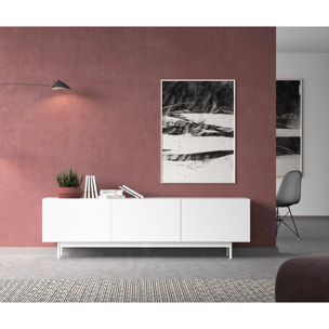 Bajo tv 3 puertas Printed blanco 52x180x44 cm