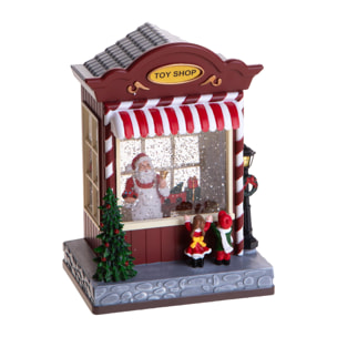 Toy shop con santa led+mus - Pezzi 1 - ALTRO - Bianchi Dino SpA