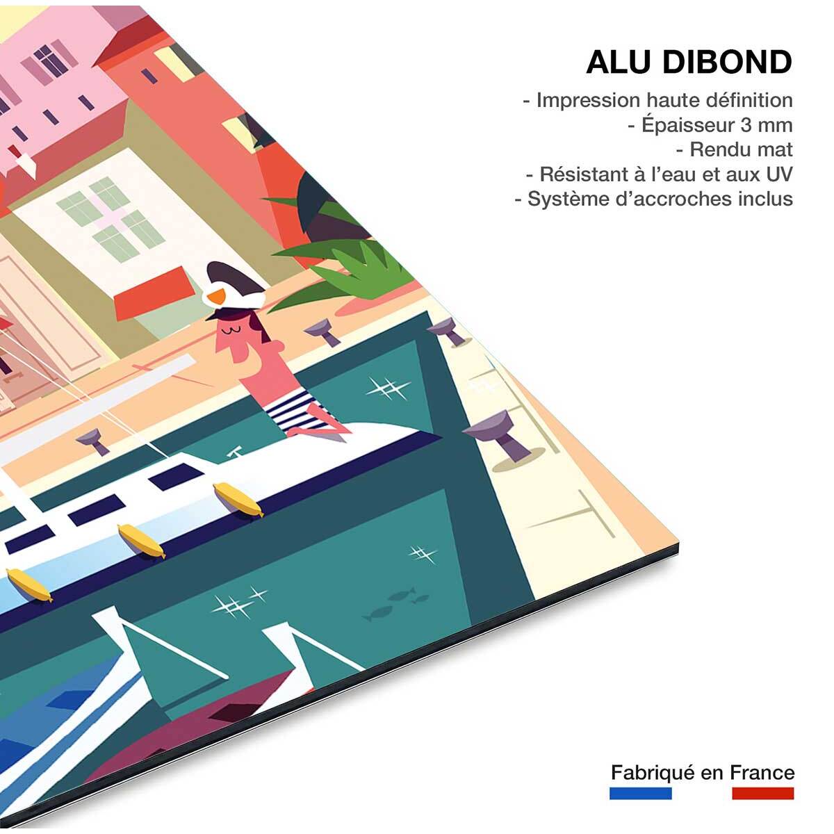 Tableau vacances à sanary Tableau alu Dibond