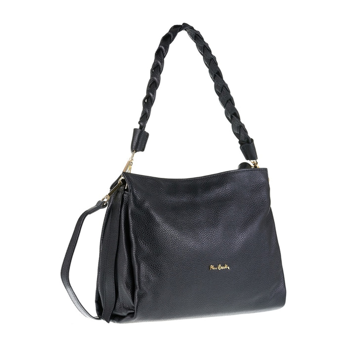 Borsa a spalla da donna Made in Italy - Modello Aurelia Elite - 100% pelle - 30.0 x 25.0 x 12.0 cm