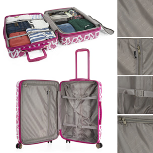 Juego De Maletas Pc Dkny Dkny-626 Signature Hardside Magenta