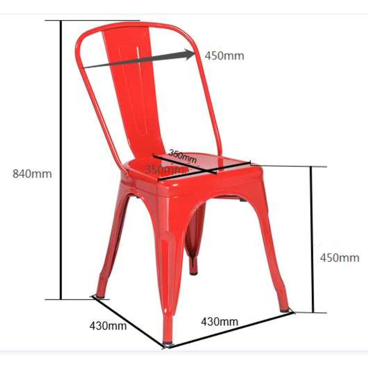 Sedia New Bristol Vacchetti in ferro nero con seduta in legno cm43x43h45/84