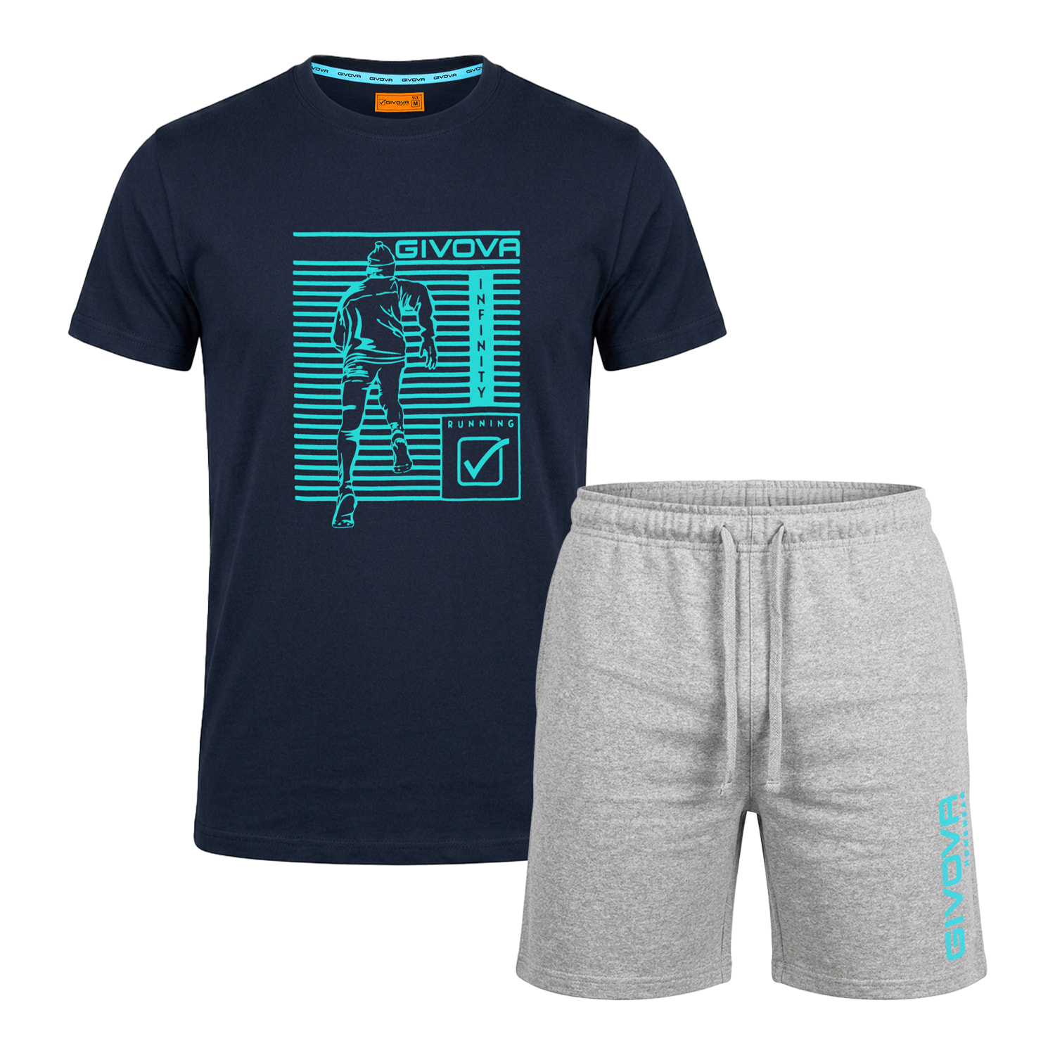 Completo Homewear Uomo Corto GIVOVA Cotone