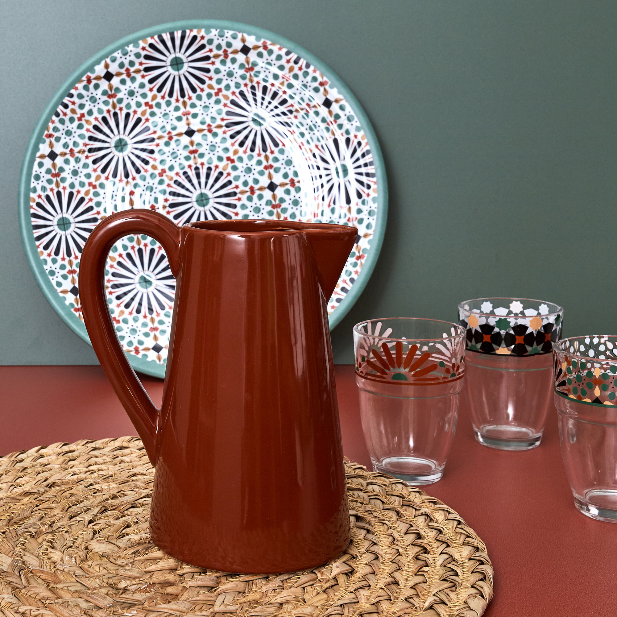 Pichet Ceramique Terracotta