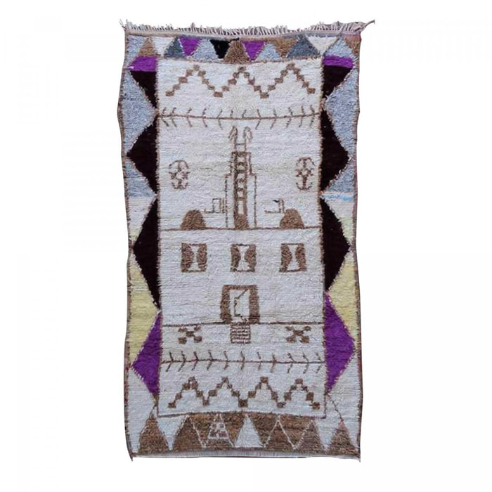 Authentique tapis berbère fait main en laine KIJA