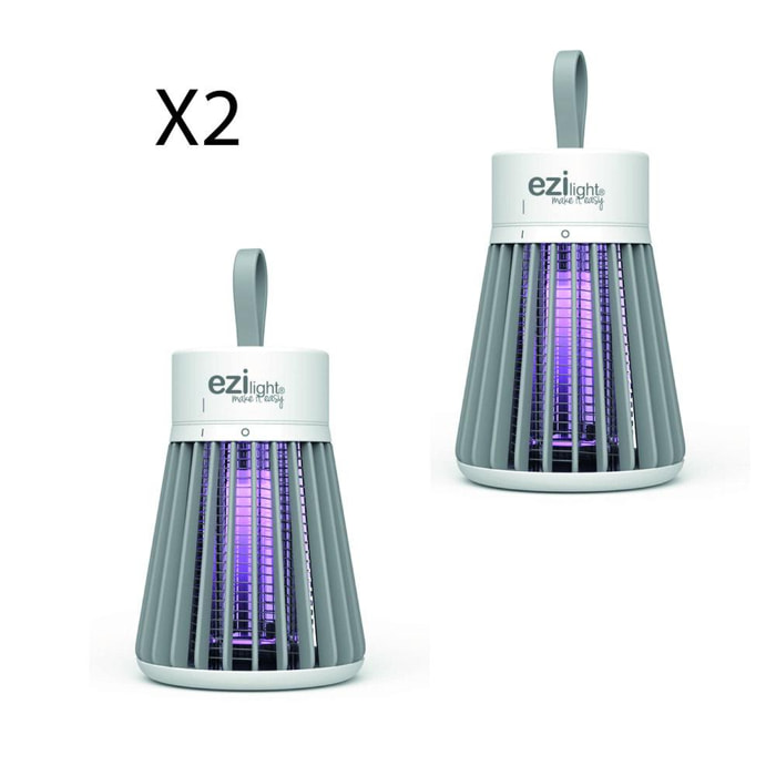 EZIlight® Mosquito Stop MS20 - Pack de 2 lampes
