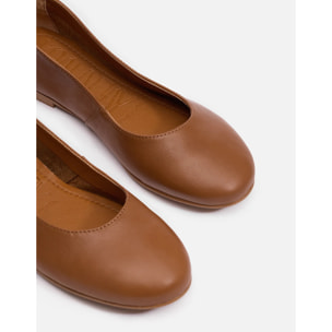 Ballet Pumps Marron - ZENTIA