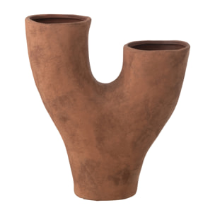 J-Line Vase Ona - céramique - rouille