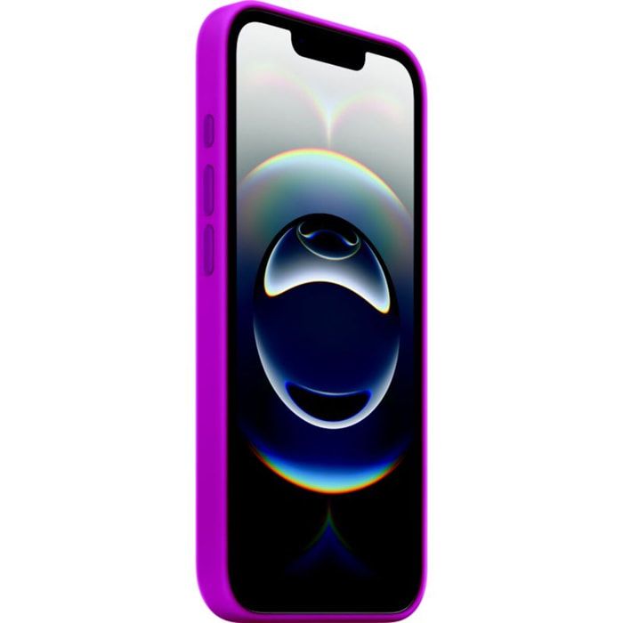 Coque APPLE iPhone 16e silicone Fuchsia