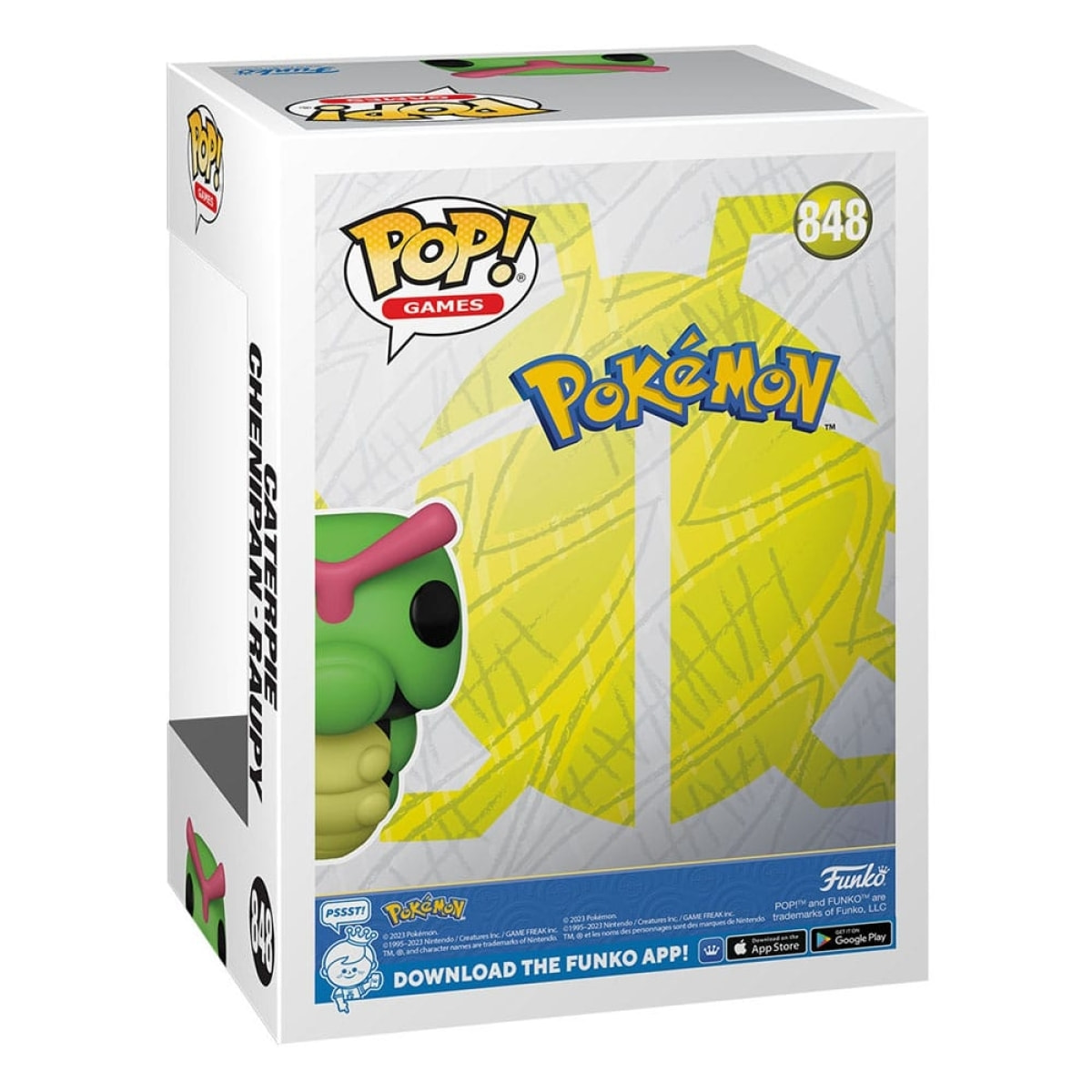 Pokemon Funko Pop! Games Vinile Figura Caterpie 9 Cm