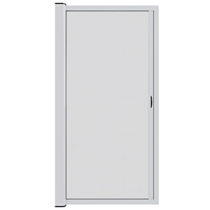 Zanzariera Universale Scorrimento Orizzontale Per Porte Portafinestra Balconi A Rullo Avvolgibile Telaio Alluminio In Kit Colore Bianco 150 x 250 cm