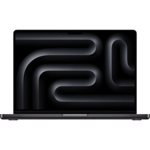 Ordinateur Apple MACBOOK Pro 14" Puce M5 CPU 10 / GPU 10 coeurs Mémoire RAM 16Go Stockage 512Go SSD XDR Noir sidéral