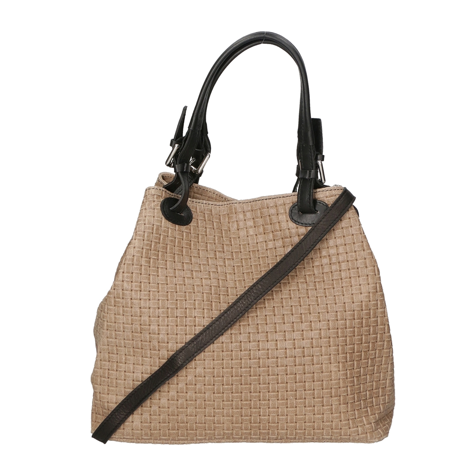 Borsa Shopper da donna In Vera pelle Made in Italy 32x29x17 cm