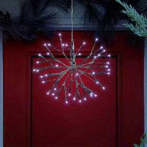 bola de luz colgante con 464 leds blancas 45cm