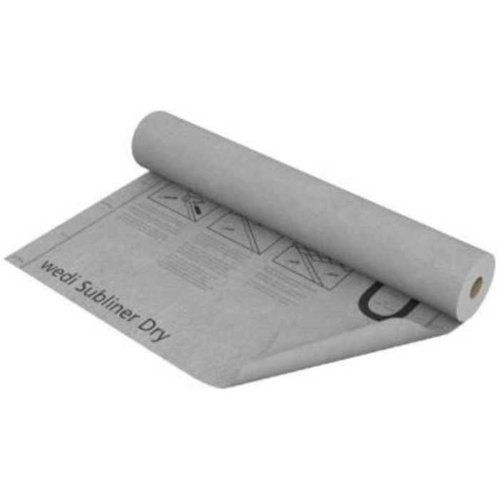 WEDI Natte d étanchéité Subliner Dry support béton 5m x 1m