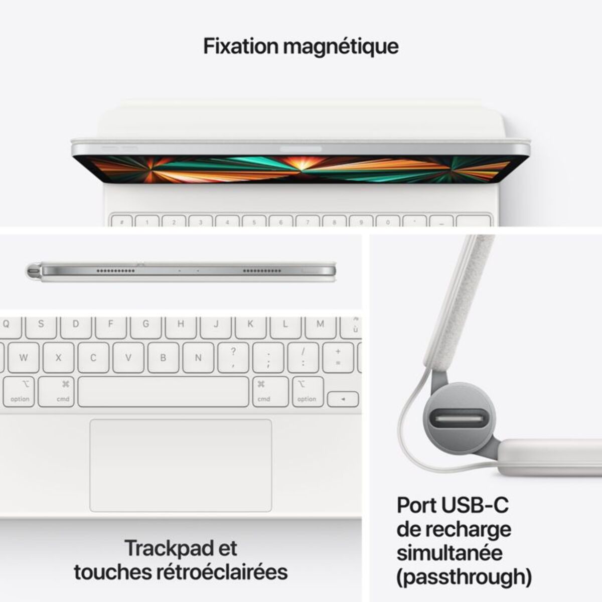 Etui APPLE Magic Keyboard pour Ipad Pro 12.9 Noir
