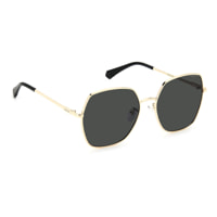 Polaroid - lunettes de soleil pour femme - doré - indice solaire: cat. 3
