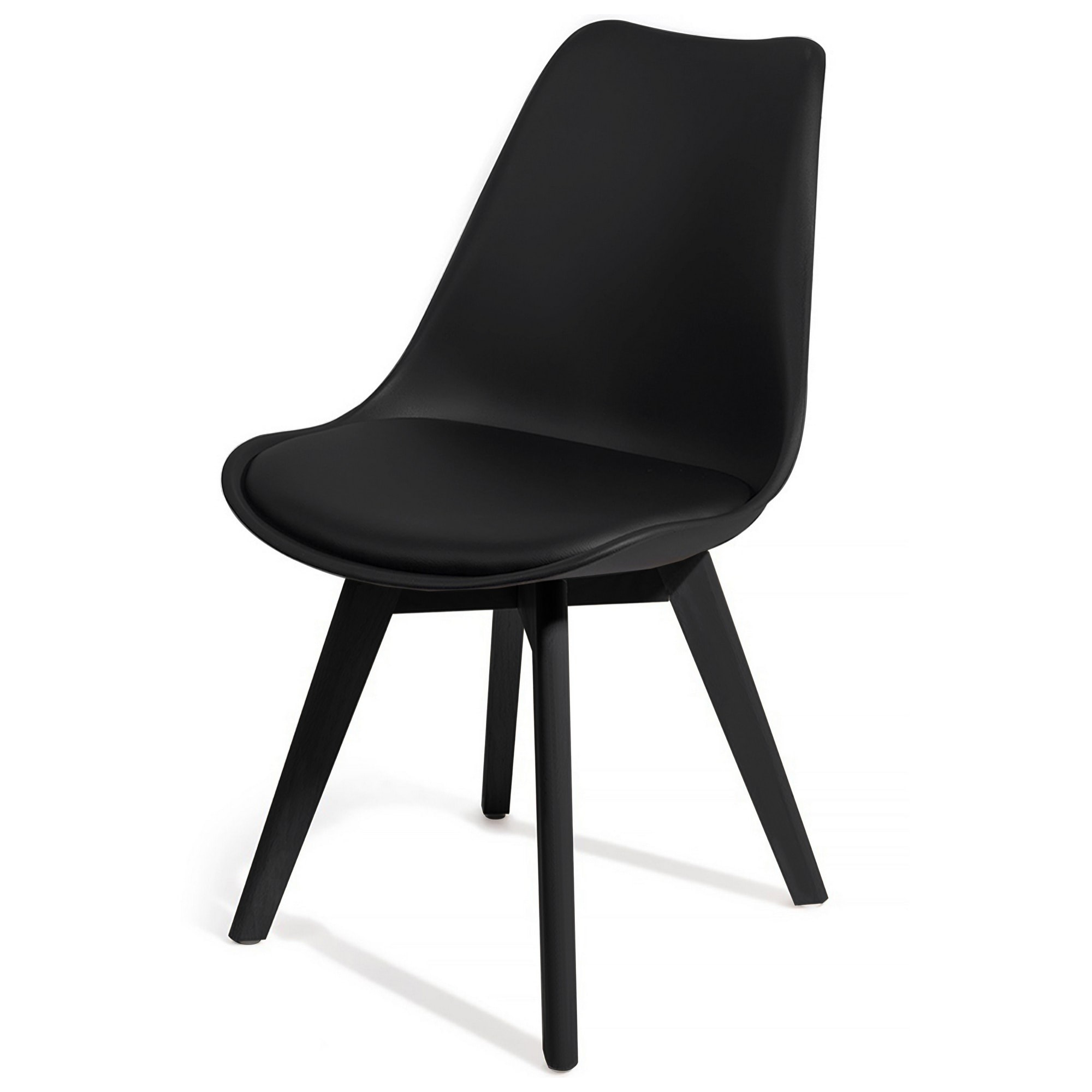 Oresteluchetta Set 4 sedie SMART FULL BLACK