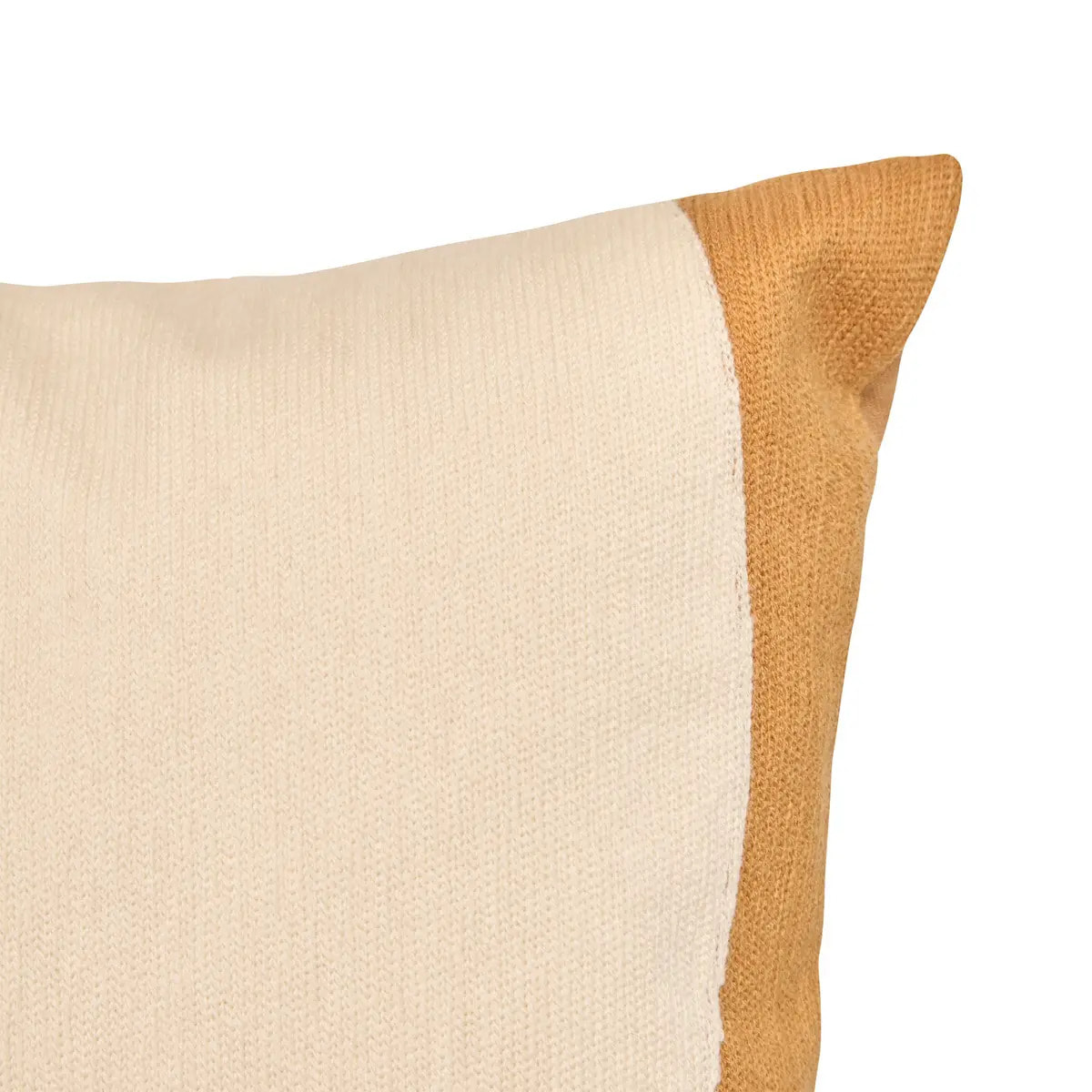 Coussin Hary marron caramel 50x30cm