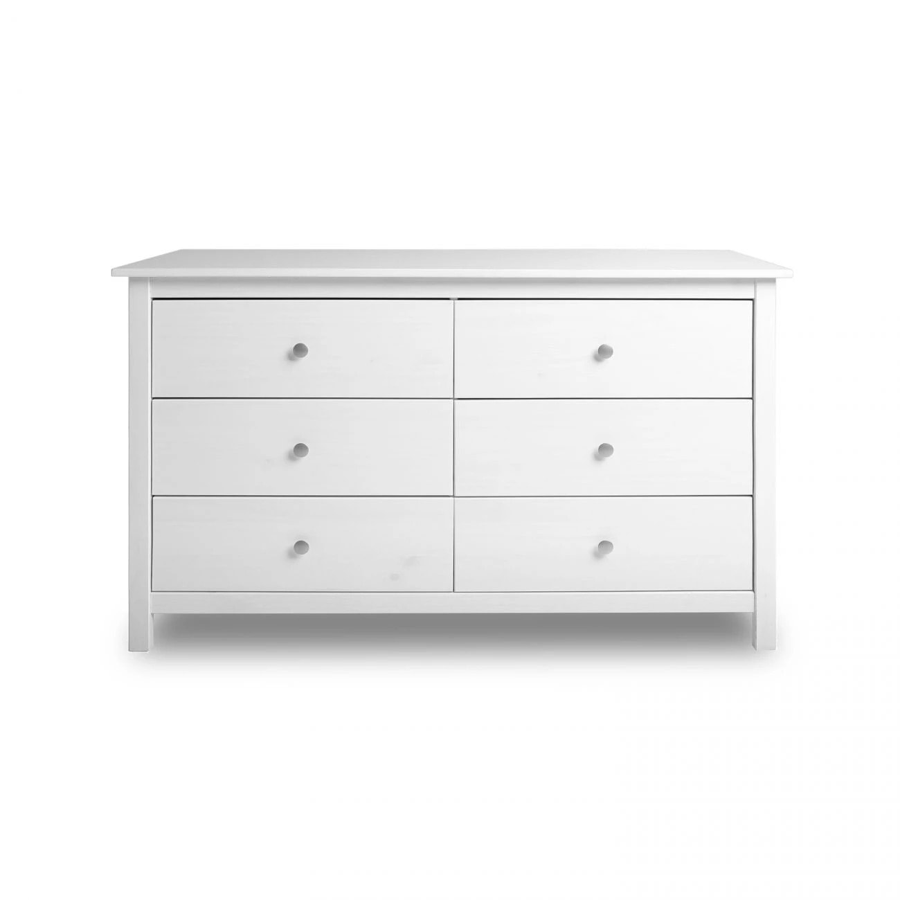 Cómoda Bay 6 cajones Blanco