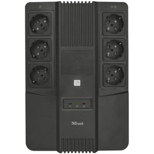 Onduleur TRUST Paxxon 800 VA 6 prises