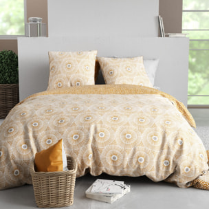 Parure Housse De Couette 3pcs 100% Coton 57 Fils ORION