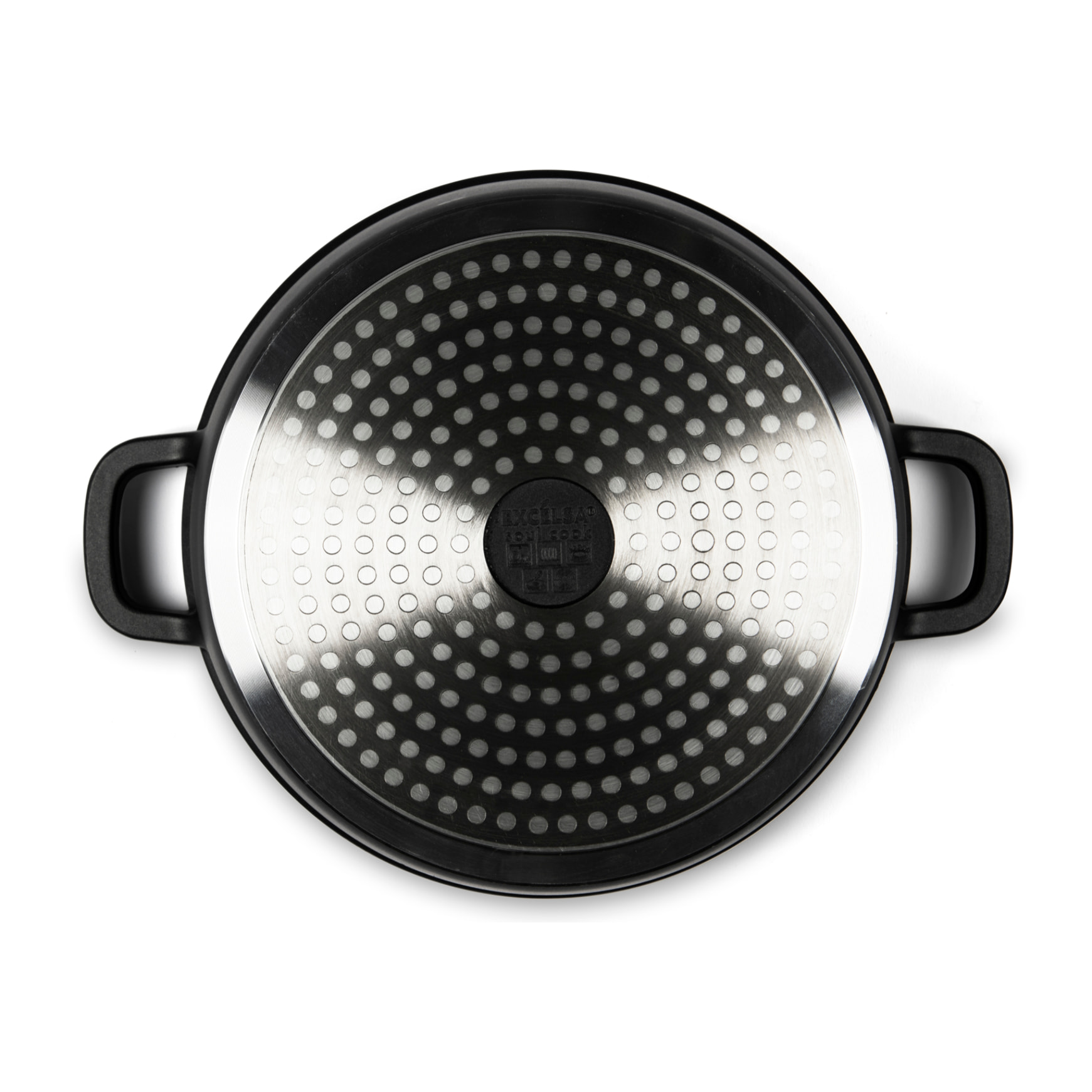 Casserole 24 cm Excelsa – Soul Cook, Aluminium Noir