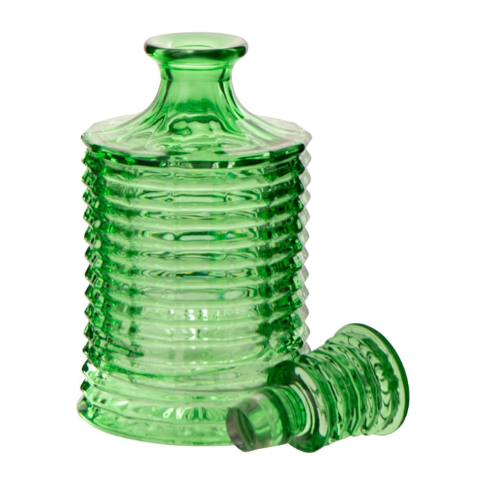 J-Line Carafe Cotelé - verre - vert